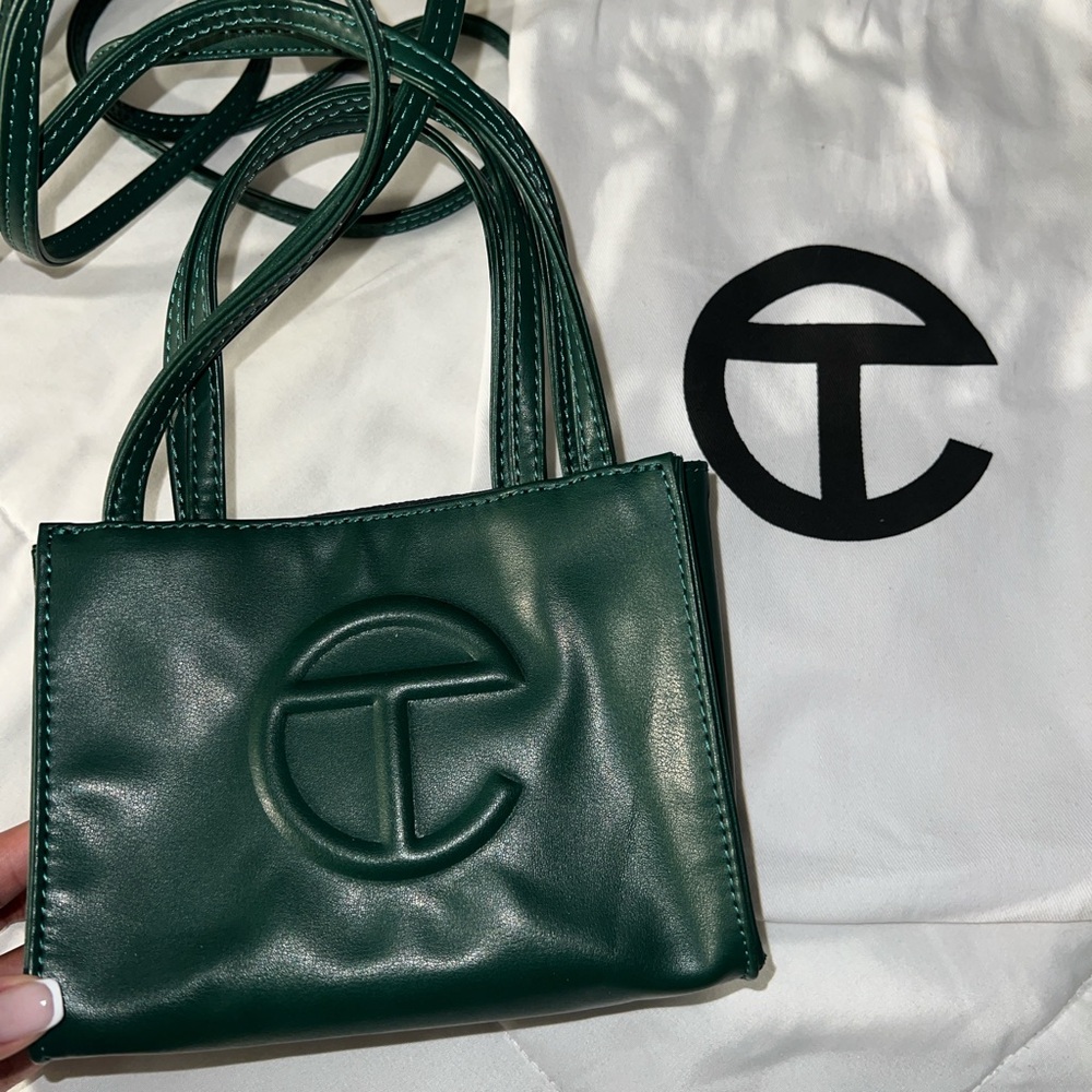 (SOLD) Telfar Green Mini Bag Vegan Leather